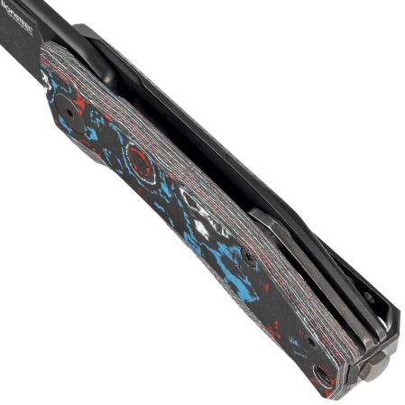 Nóż składany LionSteel Nano Nebula Fat Carbon, Old Black MagnaCut (NA01 NB)