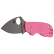 Spyderco Squeak Lightweight Pink PlainEdge Knife (C154PPN)