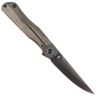 Bestech Thyra Bronze Stonewashed Titanium/Carbon Fiber, Black Stonewashed M390 by Kombou Knife (BT2106C)