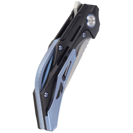Nóż składany Bestech Vigil Black Titanium, Satin M390 by Kombou (BT2201C)