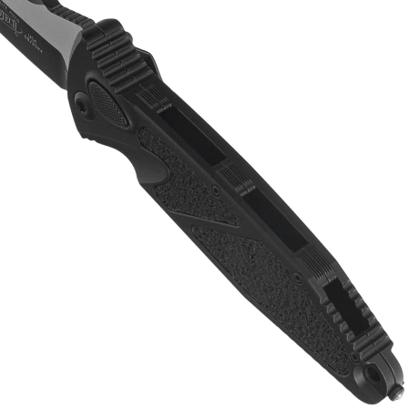 Nóż automatyczny Microtech Socom Elite Auto T/E Black Aluminium/3M, Tactical M390 by Tony Marfione (161A-1T)