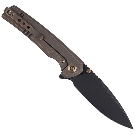 Nóż składany WeKnife Subjugator Bronze Titanium, Black Stonewashed CPM 20CV (WE21014C-4)