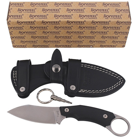 LionSteel H1 Karambit G10 Black, Stonewashed M390 by Tommaso Rumici (H1 GBK)