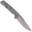 Nóż składany WeKnife Subjugator Gray Titanium/Marble Carbon Fiber, Satin CPM 20CV (WE21014D-1)