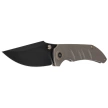 WE Knife Riff-Raff Bronze Titanium, Black Stonewash CPM 20CV by Matthew Christensen (WE22020B-1)