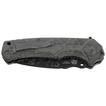 Nóż składany Fox Uro OD Green Canvas Micarta, Acid Washed Niolox by Wander Tactical (FX-557)