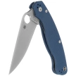 Nóż składany Spyderco Military 2 Cobalt Blue G10, Satin CPM SPY27 by Sal, Eric Glesser (C36GPCBL2)
