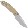 Nóż składany Remette Wild Species GC103-C Brown G10, Fine Hand Grinding 14C28N