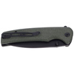 Sencut Knife Sachse Green Micarta, Black Stonewashed 9Cr18MoV (S21007-2)