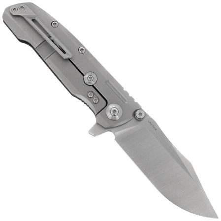 Nóż składany Reate District 9 V2 Bead Blast Titanium/Carbon Fiber, Satin 154CM (9D-V2 TBB SAT)