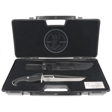 Extrema Ratio K1 Dobermann XXV Limited Edition 062/250 Black Aluminum, Satin N690 tactical knife (04.1000.0105/XXV/SE)