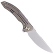 Nóż WE Knife Quixotic Bronze Titanium, Silver Bead Blasted CPM 20CV (WE21016-5)