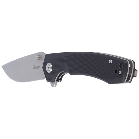 Nóż składany Kubey Black G10, Bead Blasted D2 (KU901A)