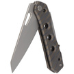 Nóż składany WE Knife Vision R Tiger Stripe Titanium, Silver Bead Blasted CPM 20CV by Snecx Tan (WE21031-6)