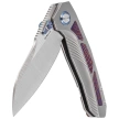 Nóż składany Remette Kestrel Gray Titanium/Timascus, Satin CPM S35VN (RTPO-D)