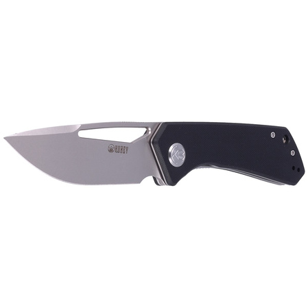 Nóż składany Kubey Thalia Black G10, Beadblasted D2 (KU331A)