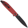 Sencut Bocll II Burgundy G10, Black Stonewashed D2 by Brad Zinker knife (S22019-3)