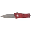 Microtech Combat Troodon D/E Merlot Aluminium, Apocalyptic M390 by Tony Marfione OTF automatic knife (142-10APMR)