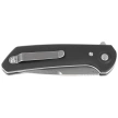Nóż składany Reate PL-XF-A-1 Black Aluminium, Satin/Stonewashed Nitro-V