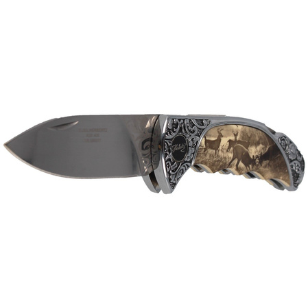 Herbertz Solingen hunting knife 82mm deer motif (ART000400 - 588511)