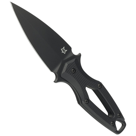 Nóż FOX Aka Black G10, Black Top Shield Elmax by Denis Simonutti (FX-554 B)