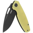 Nóż składany Kubey Tityus Translucent Yellow G10, Dark Stonewashed D2 (KU322G)
