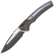 Nóż składany WE Knife Exciton LE No 188/210 Black / Flamed Titanium, Two Tone CPM 20CV (WE22038A-4)