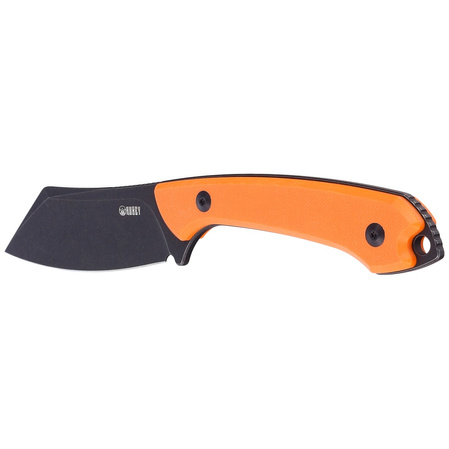 Kubey Knife Perses, Orange G10, Dark Stonewashed D2 (KU302B)