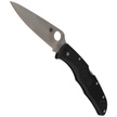 Spyderco Endura 4 FRN Black Full Flat Plain Knife (C10FPBK)
