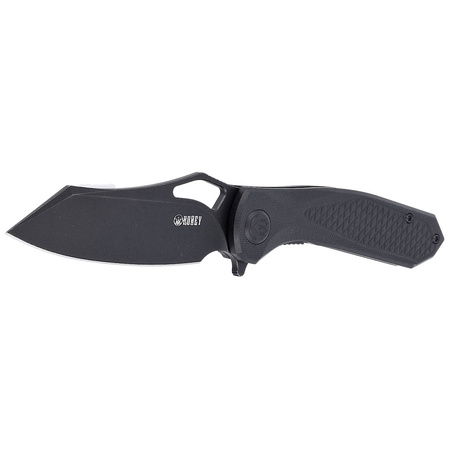 Nóż Kubey Knife Drake, Black G10, Dark Stonewashed D2 by Maksim Tkaczuk (KU310F)