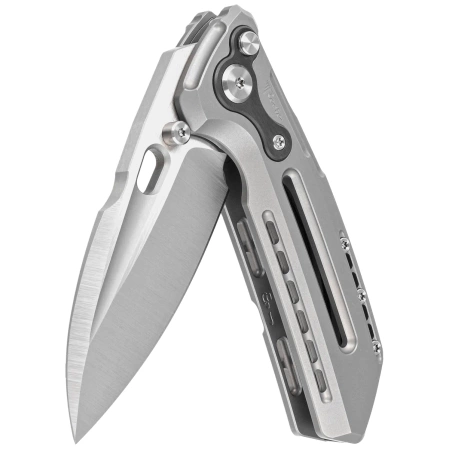 Nóż składany Reate T6000 Gray Titanium, Satin M390 by Alvin Lee