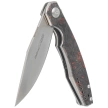Viper Belone Titanium/Red Dark Matter CF, Satin M390 by Jesper Voxnæs Knife (V5970TIFCR)