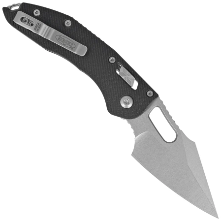 Microtech Stitch Ram-Lok S/E Knife Black Fluted G10, Stonewashed M390MK by Borka Blades and Tony Marfione (169RL-10FLGTBK)