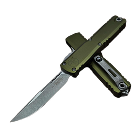 Nóż automatyczny OTF Microtech Ultratech Gen IV S/E OD Green Aluminium, Apocalyptic M390MK by Tony Marfione (11214-10APOD)