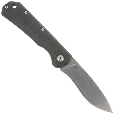 Nóż składany BlackFox Ciol Green Canvas Micarta, Stonewashed 440C by Denis Simonutti (BF-748 MI)