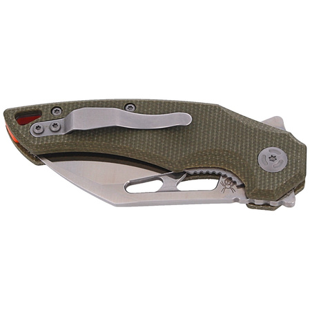FoxEdge Atrax OD Green Micarta, Satin by Simonutti (FE-027 MOD)