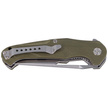 Nóż Kubey Knife Dugu, Green G10, Stonewashed (KU210B-1)