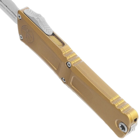 Nóż automatyczny OTF Microtech Combat Troodon Gen III D/E Tan Aluminium, Stonewashed M390MK by Tony Marfione (1142-10TA)