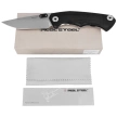Real Steel Crusader Black G10, Stonewashed 14C28N by Poltergeist Works (7441)