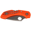 Spyderco DragonFly 2 Lightweight Orange PlainEdge Knife (C28POR2)