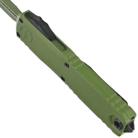 Microtech Ultratech Gen III ZBP D/E OTF Knife Green Cerakote Aluminum, Green Cerakote M390MK by Tony Marfione (1122-1GR-C20Z4)