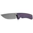 Civivi Merit Knife Purple Canvas Micarta, Satin 14C28N (C24012-3)