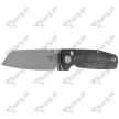 Bestech Slasher Knife Black Micarta, Stonewashed D2 (BG43A-1)