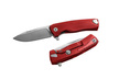 LionSteel ROK Knife Red Aluminum, Satin M390 by Molletta (ROK A RS)
