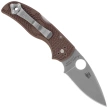 Spyderco Native 5 Lightweight Sprint Run Knife Brown FRN, Satin CPM 15V by Sal Glesser (C41PBN15V5)