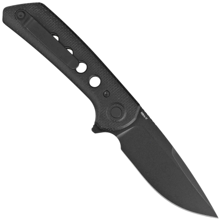 Reate PL-XF-2 Knife Black Micarta/G10 Inlay, Black PVD Nitro-V