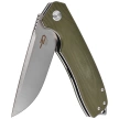 Bestech Knife Lion Army Green G10, Stonewashed/Satin D2 (BG01B)