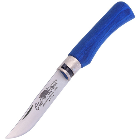Nóż Antonini Old Bear Laminated Blue, Satin Stainless (9307/23_MBK)