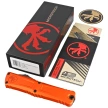 Microtech Combat Troodon Gen III S/E OTF Knife Orange Aluminum, Black M390MK by Tony Marfione (1143-1OR)