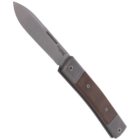 Nóż LionSteel bestMAN Natural Micarta, Drop Blade (BM2 CVN)